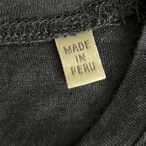 Vince Cotton & Modal Short Cuffed Sleeve T Shirt Dress in Navy - Size XS - Picture 5 of 7